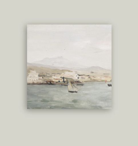 Sailboat Artist Board Sign 11x11”