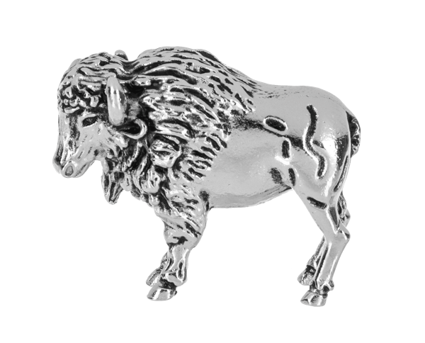 Brave Buffalo Charm