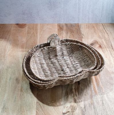 Willow Pumpkin Basket- Medium