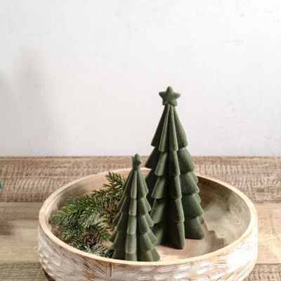 Green Velvet Trees-Large