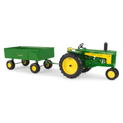 1:16 JD 730 w/Bargebox Wagon