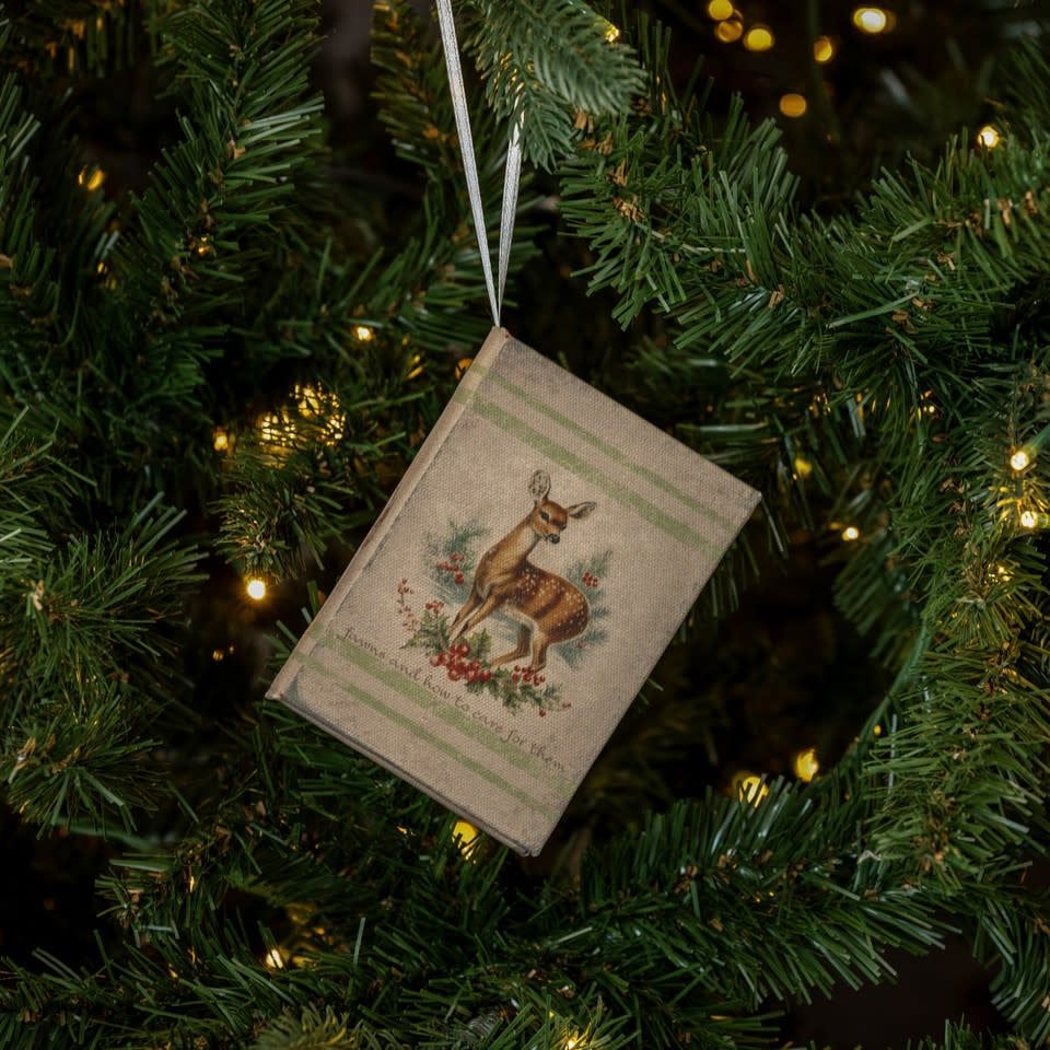 Fawns And How To Care For Them Journal Ornament