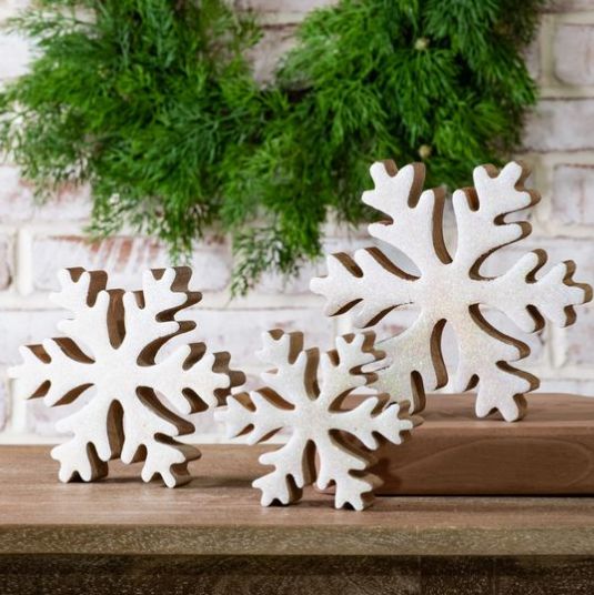Sparkle Snowflakes-Medium