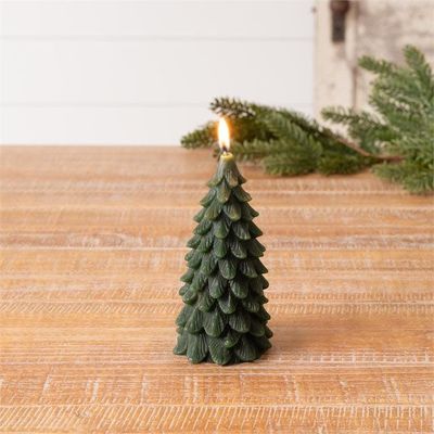 Green Christmas Tree Shape Set of 2