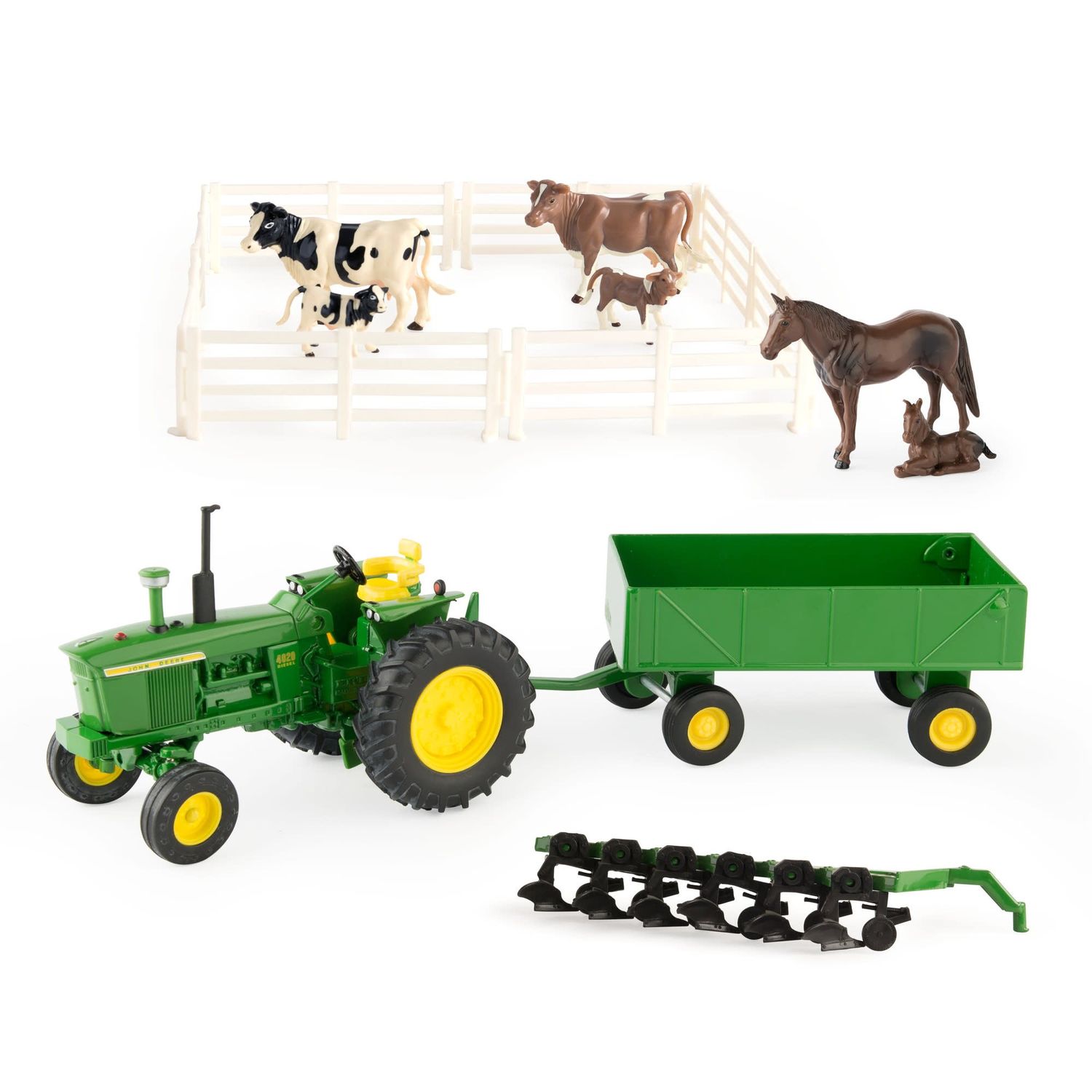 1:32 John Deere Die Cast Farm Toy Playset