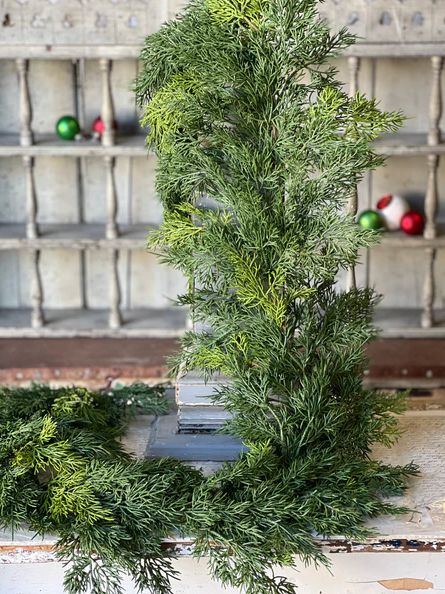 Verdant Cedar Garland 6’