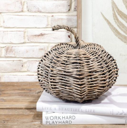 Fall Willow Pumpkin 11”