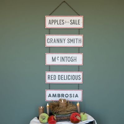 Apples For Sale Sign