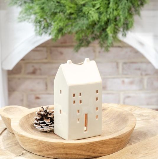 Beige Ceramic House 6.85”