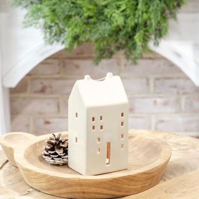 Beige Ceramic House 6.85”
