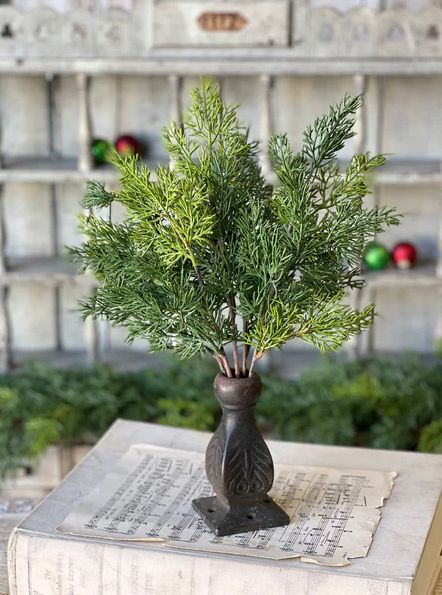 Verdant Cedar Bush 17”