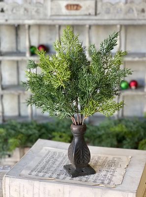 Verdant Cedar Bush 17”