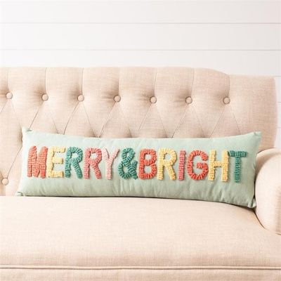 Merry &amp; Bright Lumbar Pillow