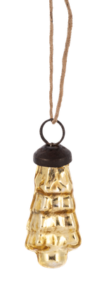 Gold Mercury Tree Ornament