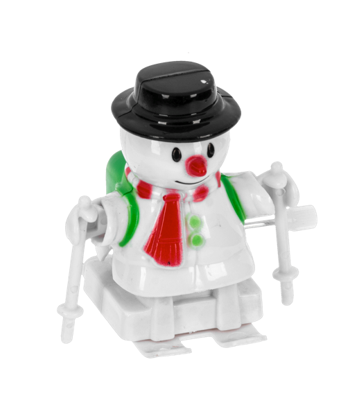 Skiing Snowman Wind Up