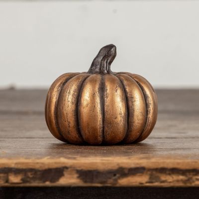 Gold Short Pumpkin 2.75”