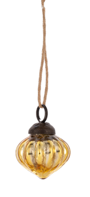 Gold Mercury Onion Shape Ornament