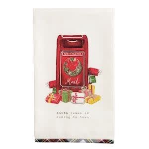 Santa is Coming Printed Towel
