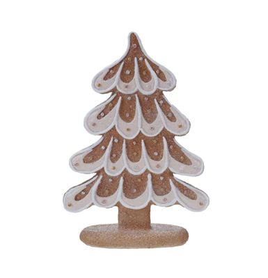 Resin Gingerbread House with LED Light, Multi Color, Large