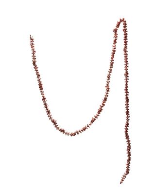 Pink Flocked Foam Ball Garland, 72”L X 3/4”H