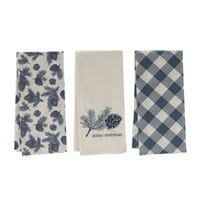 Blue Tea Towel Set of 3