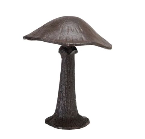 Cast Iron Mushroom, 3-3/4&quot; Round x 4-3/4”H
