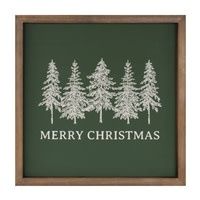 Merry Christmas Tree Frame 14x14”