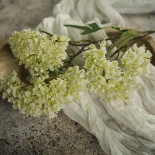 White Hydrangea Spray 25&quot;