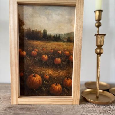 Pumpkin Patch 13 x 17 Light Walnut
