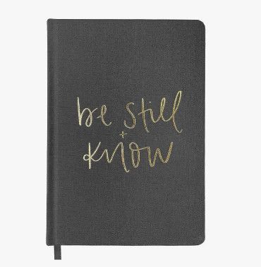 Be Still &amp; Know Fabric Journal