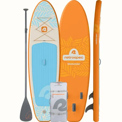 Retrospec Weekender Inflatable Paddle Board 10&#39; Creamsicle