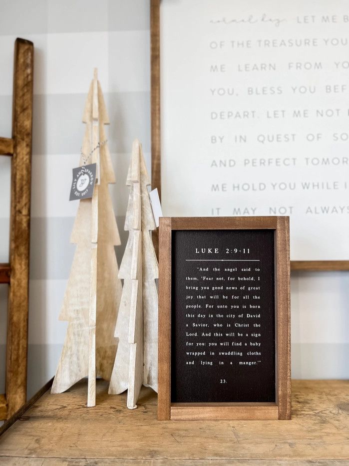 Luke 2 Book Page 8 x 12 White / Dark Walnut