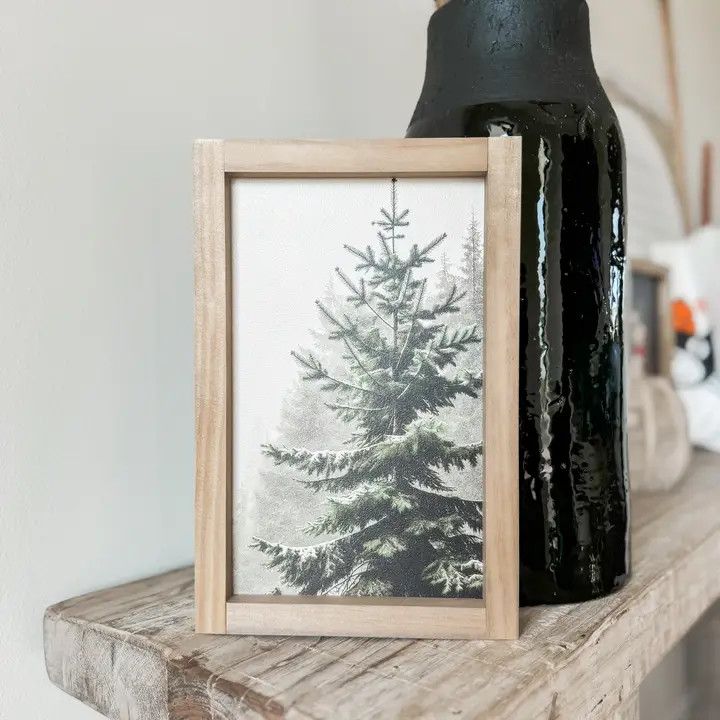 Winter Fir Vintage 13x17 Light Oak