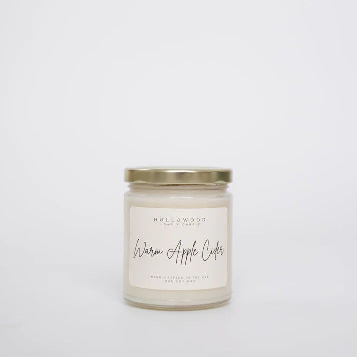 Warm Apple Cider Candle 8 oz