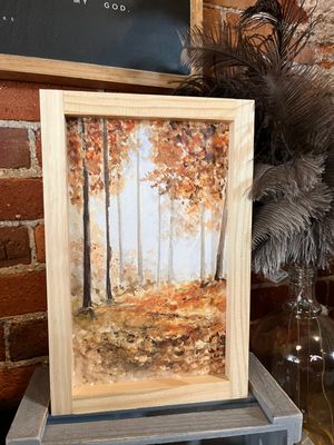 Autumn Forest 8 x 12 Light Walnut
