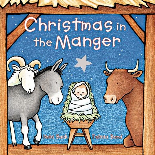 Christmas in the Manger - Board Book