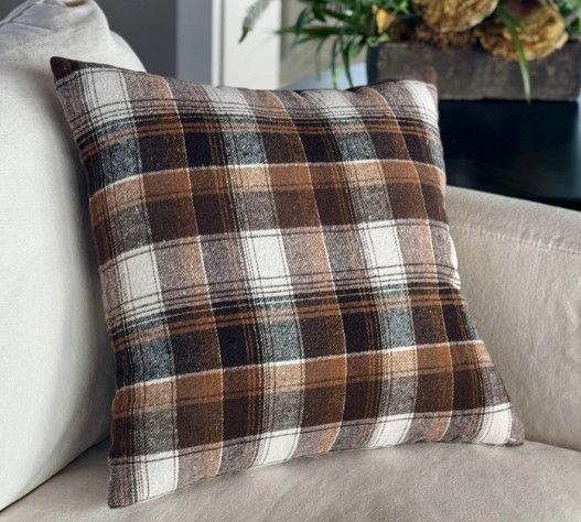 Austin Plaid Pillow 20x20”
