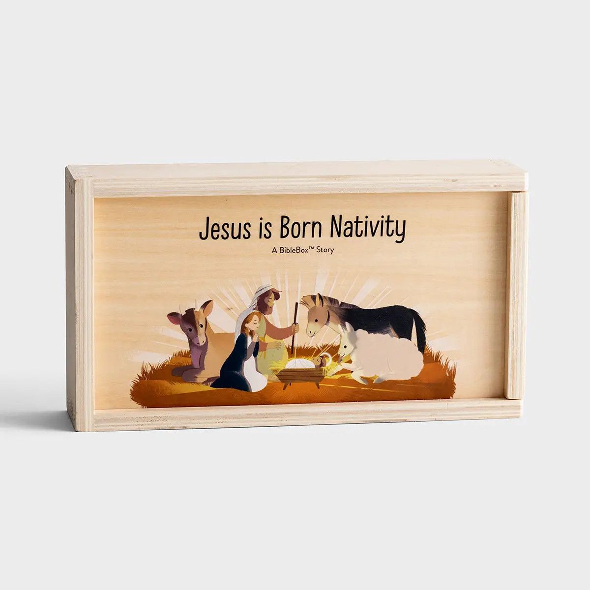 Jesus Is Born BibleBox Nativity Set