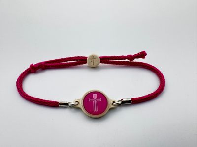 Dragon Fruit Cross Bracelet