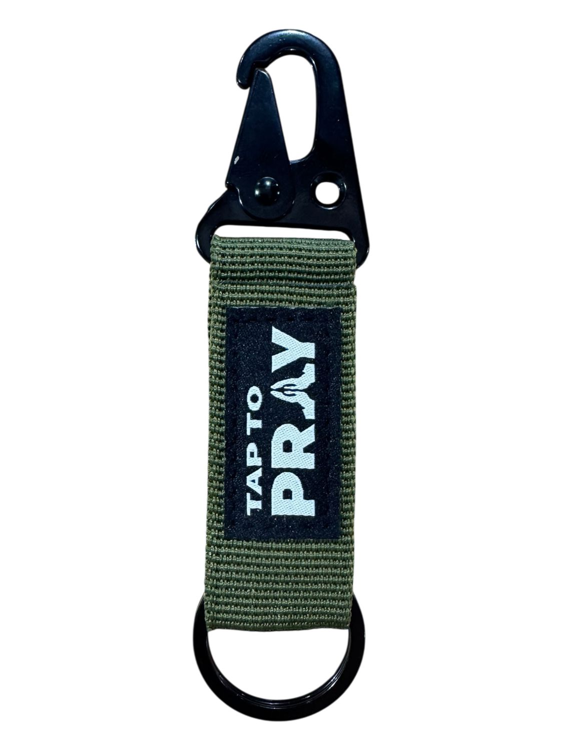 Green Carabiner Keychain