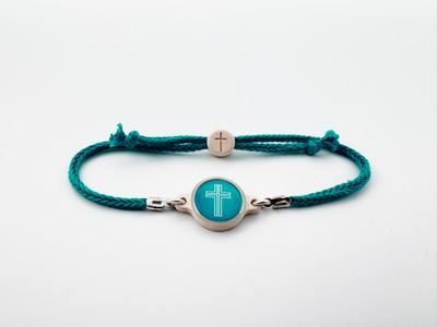 Turquoise Cross Bracelet