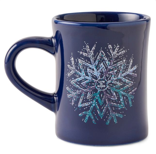 Sparkle Snowflake Diner Mug