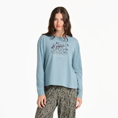Clearance Women's Cardinal Wildflowers LS