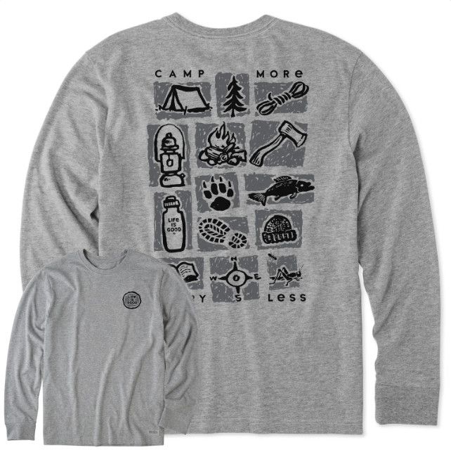 Men&#39;s Camp More Long Sleeve Crusher, Size: MD