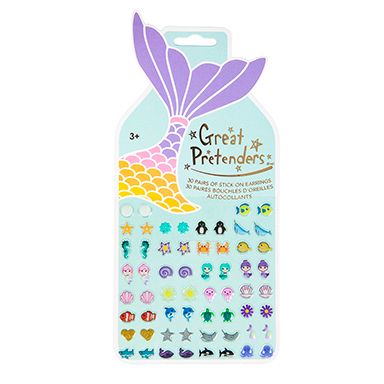Mermaid Stick-on Earrings