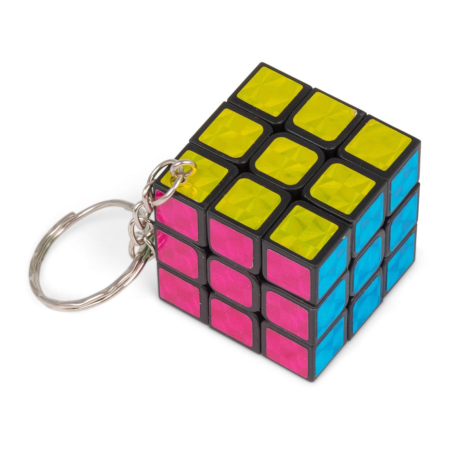 Metallic Muddle Puzzle Keyring