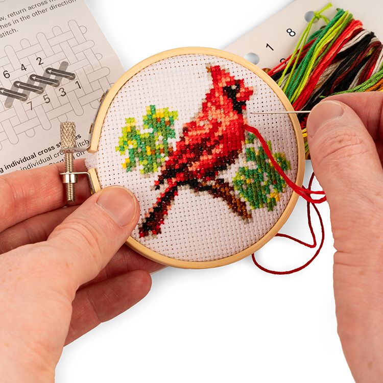 CrossStitch Embroidery Kit - Cardinal