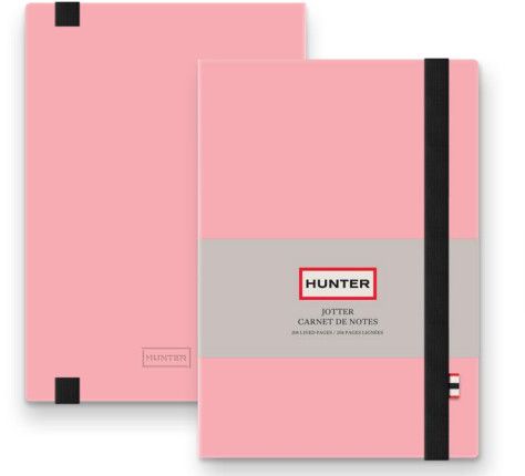 Jotter Lined Purring Pink Hunter