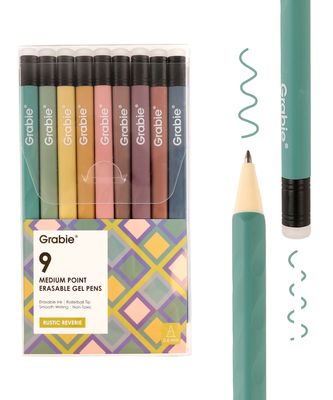 Medium Point Erasable Gel Pen Set - Rustic