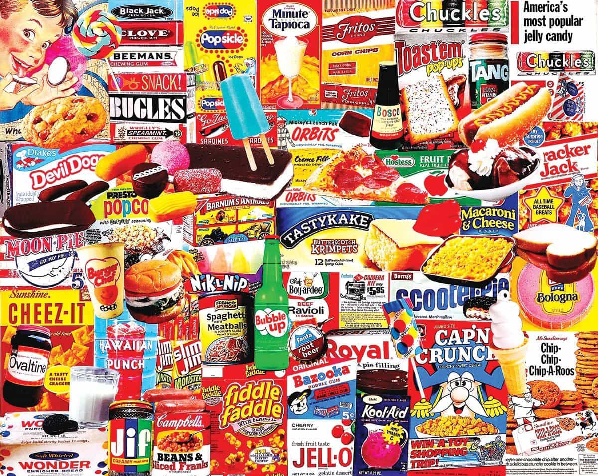 White Mountain Things I Ate As a Kid Puzzle 1,000 pc